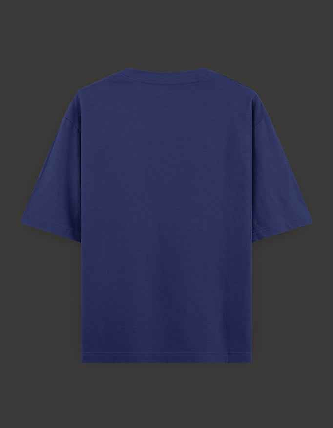 SkyBi Shirts Oversized T-Shirt 240 GSM Heavyweight Cotton