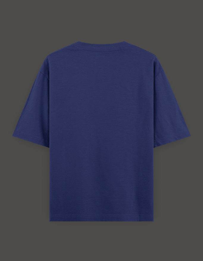 SkyBi Shirts Oversized Embroidery T-Shirt 240 GSM Heavyweight Cotton - SkyBi Shirts