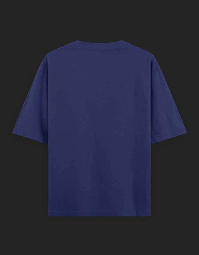 SkyBi Shirts Oversized T-Shirt 240 GSM Heavyweight Cotton