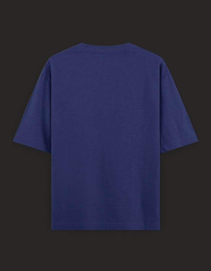 SkyBi Shirts Oversized Embroidery T-Shirt 240 GSM Heavyweight Cotton - SkyBi Shirts