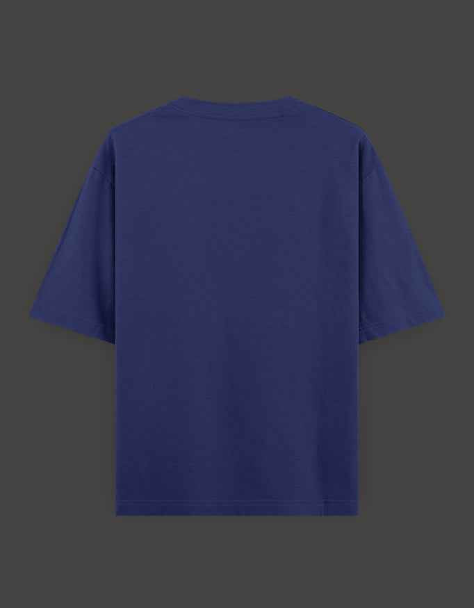 SkyBi Shirts Oversized T-Shirt 240 GSM Heavyweight Cotton