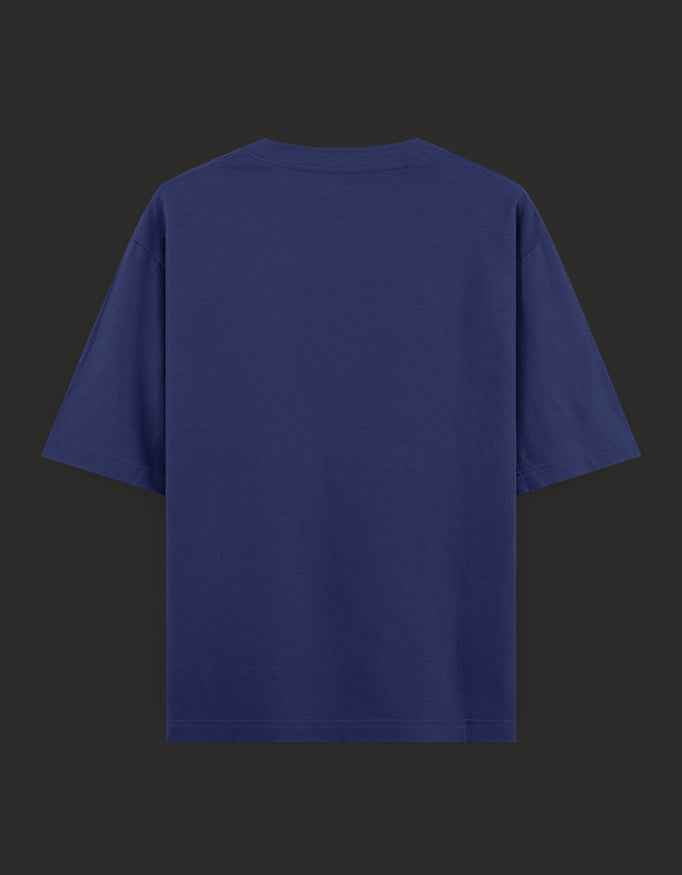 SkyBi Shirts Oversized T-Shirt 240 GSM Heavyweight Cotton