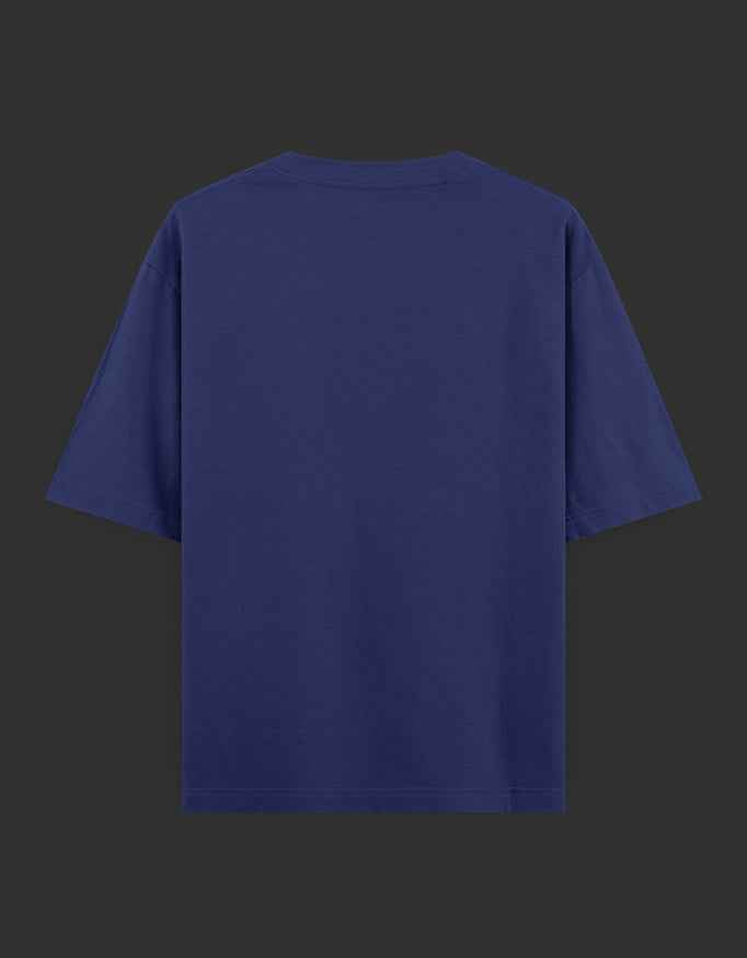 SkyBi Shirts Oversized T-Shirt 240 GSM Heavyweight Cotton