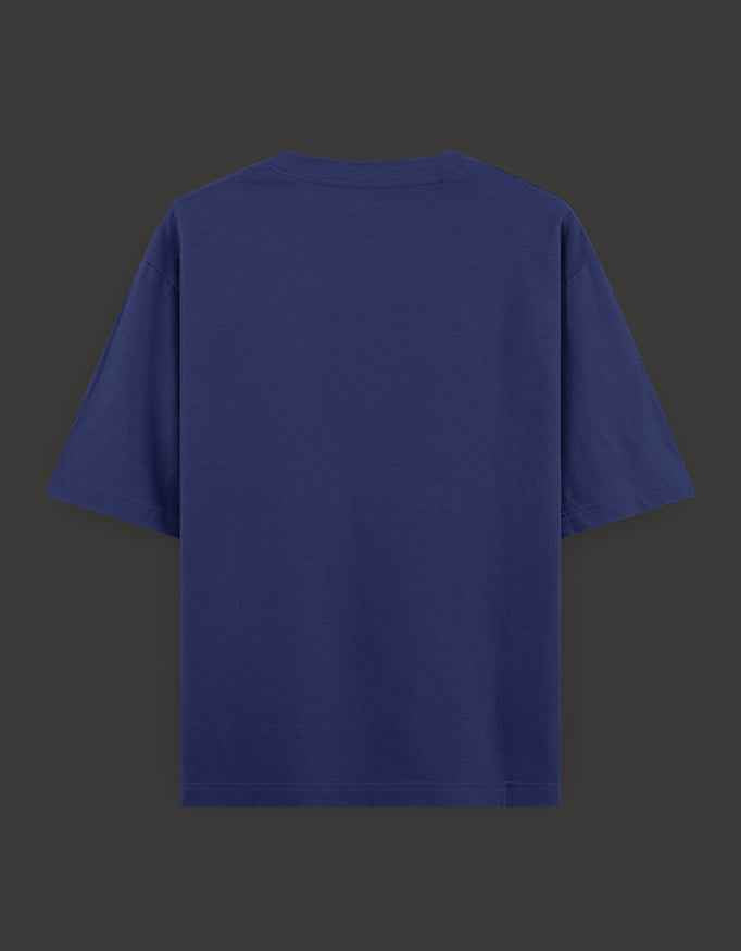 SkyBi Shirts Oversized T-Shirt 240 GSM Heavyweight Cotton