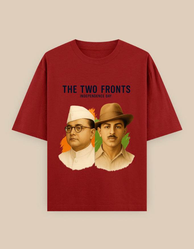 Independence Day '25 Oversized Tee | Tricolour Edition - SkyBi Shirts