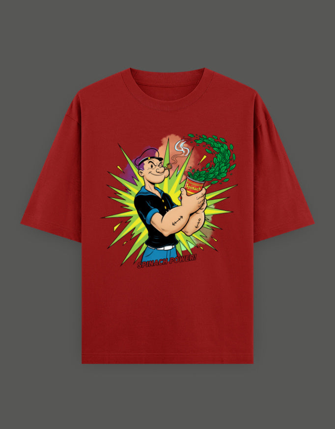 SkyBi Shirts Oversized T-Shirt 240 GSM Heavyweight Cotton - SkyBi Shirts