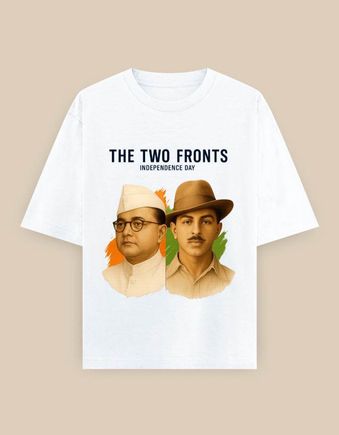 Independence Day '25 Oversized Tee | Tricolour Edition - SkyBi Shirts