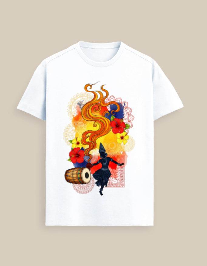 SkyBi 2025 Durga Puja T-Shirt Supima Cotton - SkyBi Shirts