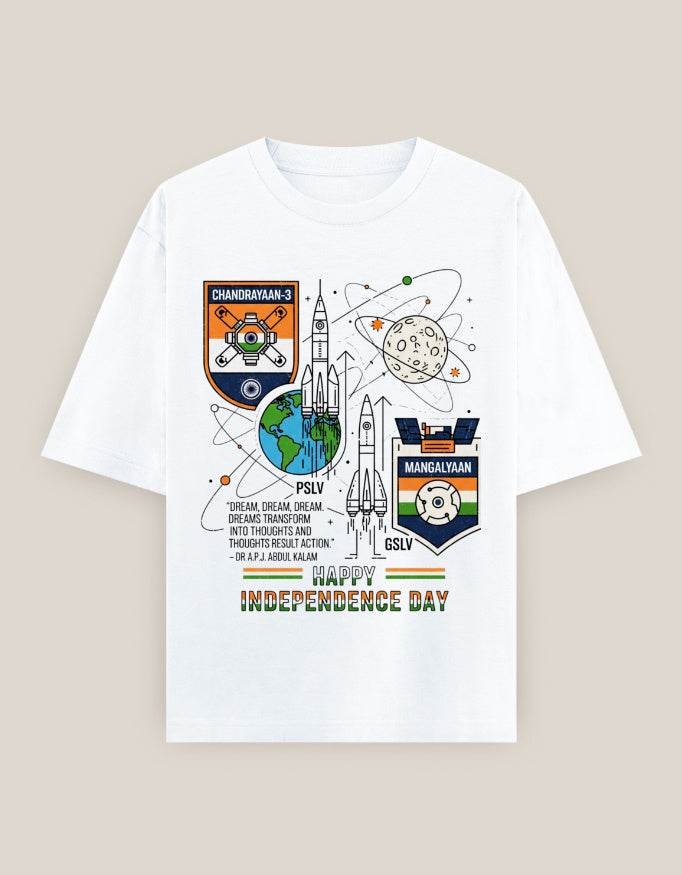 Independence Day '25 Oversized Tee | Tricolour Edition - SkyBi Shirts