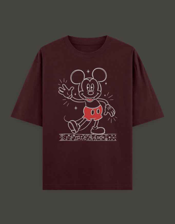 SkyBi Shirts Oversized T-Shirt 240 GSM Heavyweight Cotton