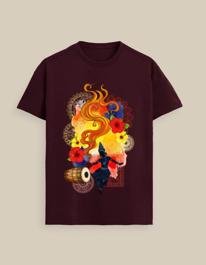 SkyBi 2025 Durga Puja T-Shirt Supima Cotton - SkyBi Shirts