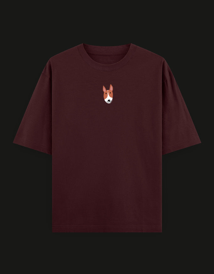 SkyBi Shirts Oversized Embroidery T-Shirt 240 GSM Heavyweight Cotton - SkyBi Shirts