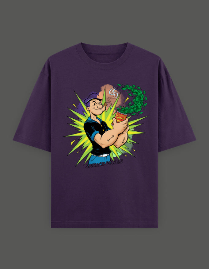 SkyBi Shirts Oversized T-Shirt 240 GSM Heavyweight Cotton - SkyBi Shirts