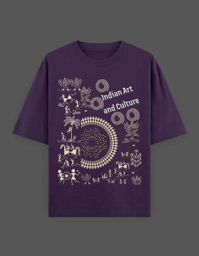 SkyBi Shirts Oversized T-Shirt 240 GSM Heavyweight Cotton