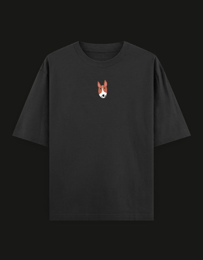 SkyBi Shirts Oversized Embroidery T-Shirt 240 GSM Heavyweight Cotton - SkyBi Shirts