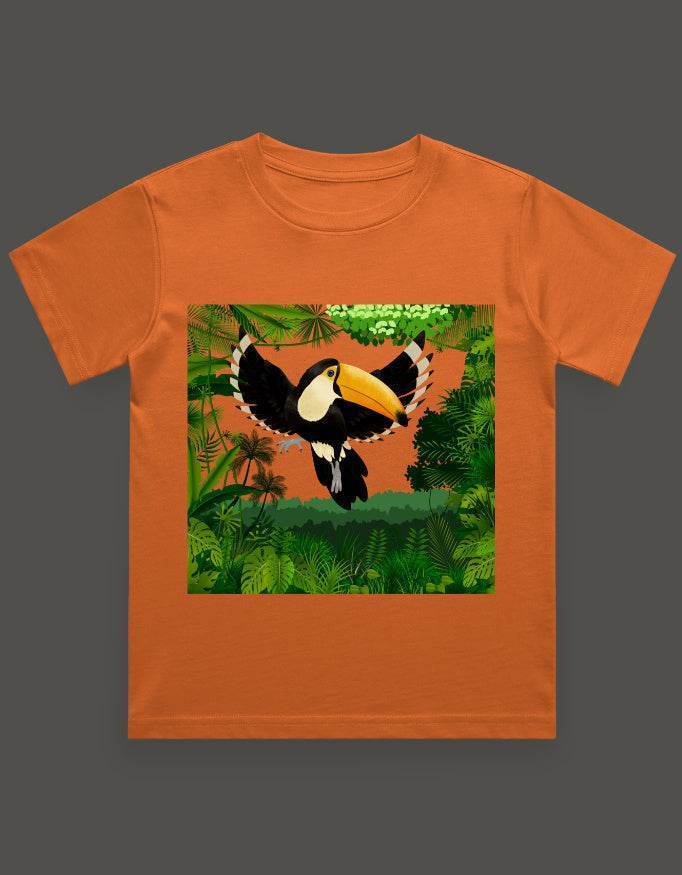 Boy's Crew Neck T-Shirt - SkyBi Shirts