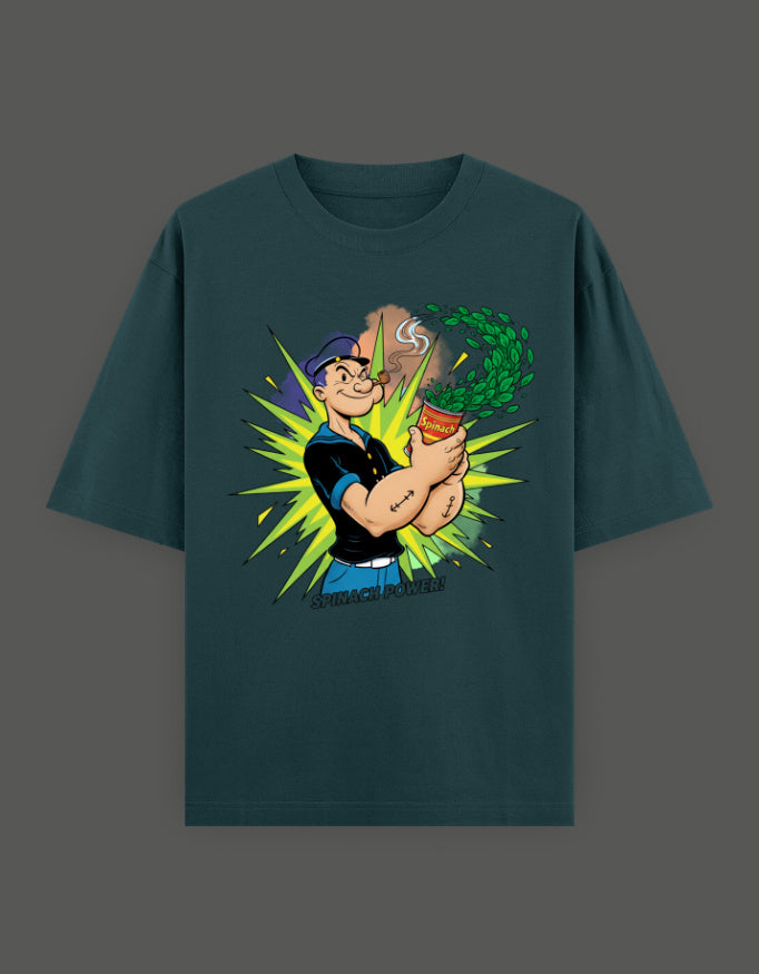 SkyBi Shirts Oversized T-Shirt 240 GSM Heavyweight Cotton - SkyBi Shirts