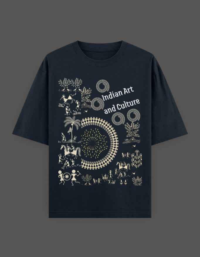 SkyBi Shirts Oversized T-Shirt 240 GSM Heavyweight Cotton - SkyBi Shirts