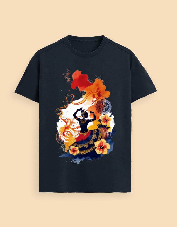 SkyBi 2025 Durga Puja T-Shirt Supima Cotton - SkyBi Shirts