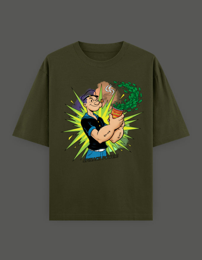 SkyBi Shirts Oversized T-Shirt 240 GSM Heavyweight Cotton - SkyBi Shirts