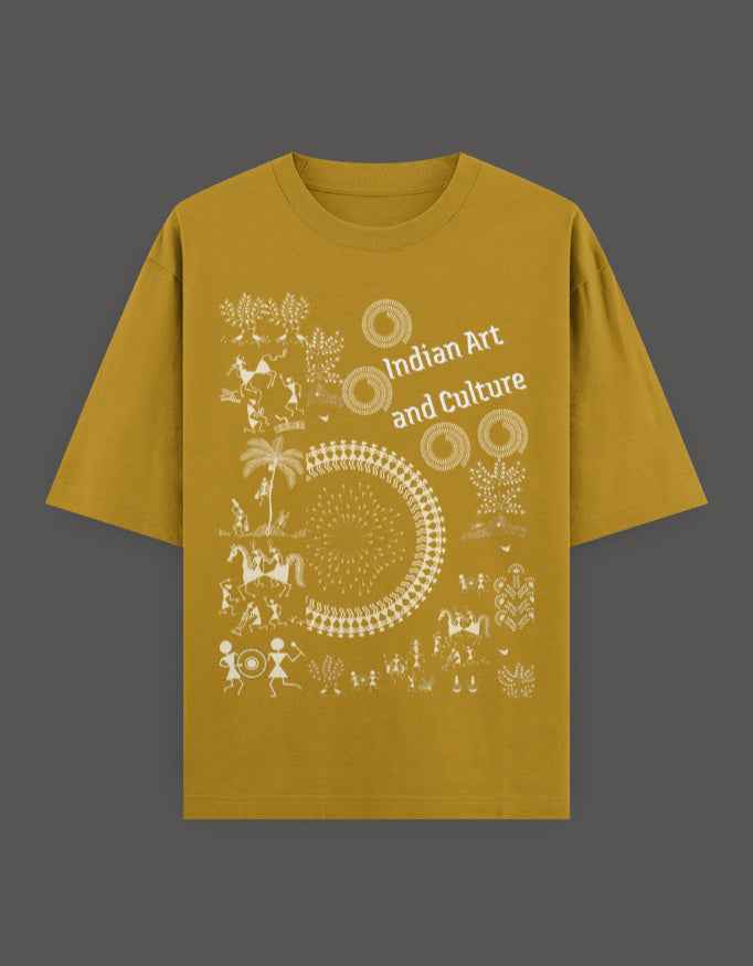 SkyBi Shirts Oversized T-Shirt 240 GSM Heavyweight Cotton