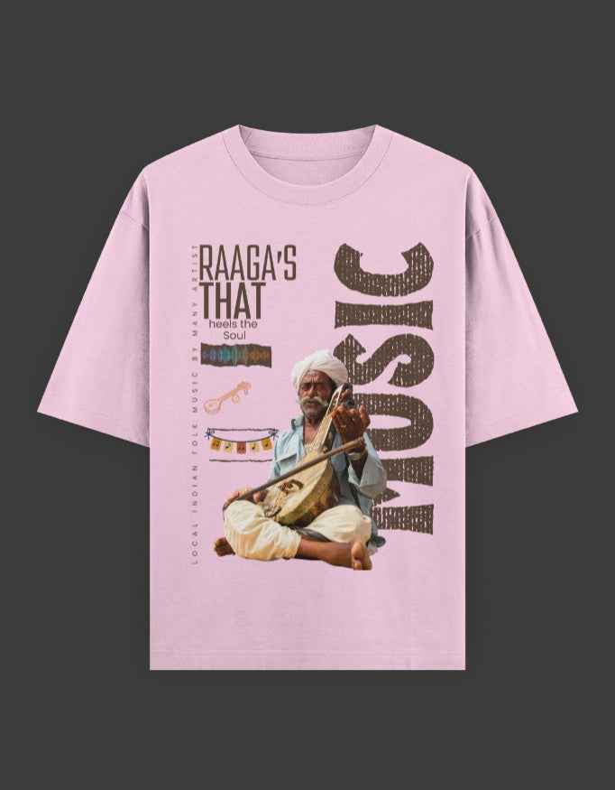 SkyBi Shirts Oversized T-Shirt 240 GSM Heavyweight Cotton