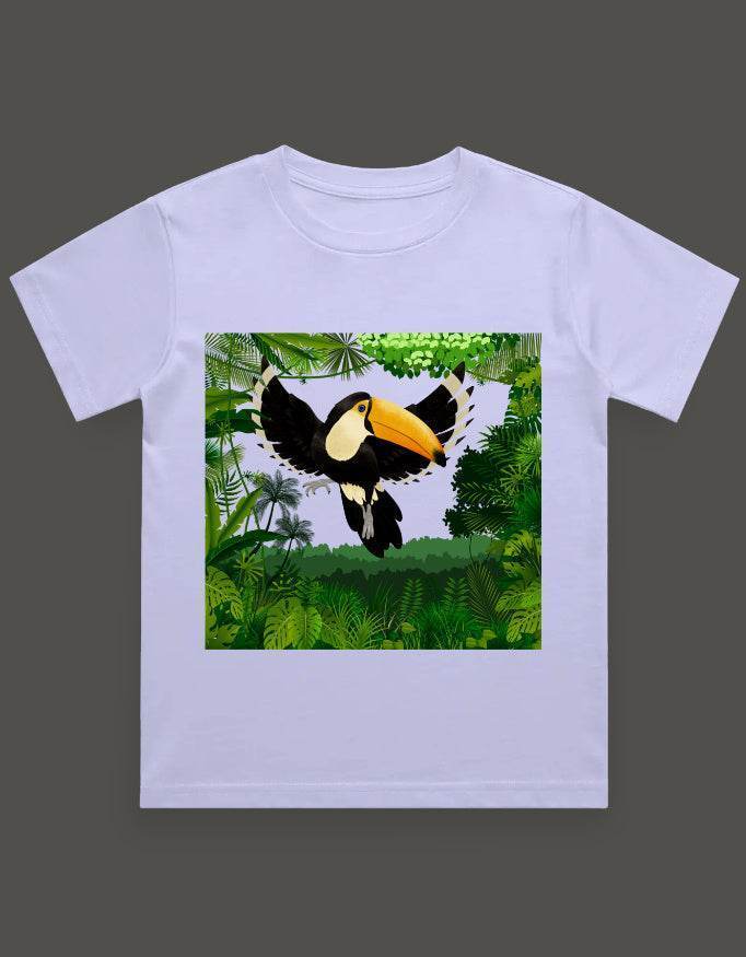 Boy's Crew Neck T-Shirt - SkyBi Shirts