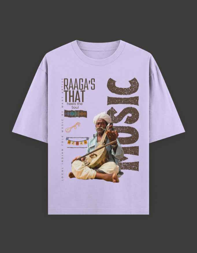 SkyBi Shirts Oversized T-Shirt 240 GSM Heavyweight Cotton