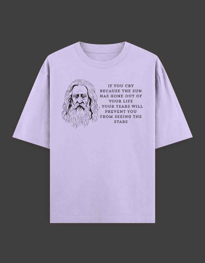 SkyBi Shirts Oversized T-Shirt 240 GSM Heavyweight Cotton