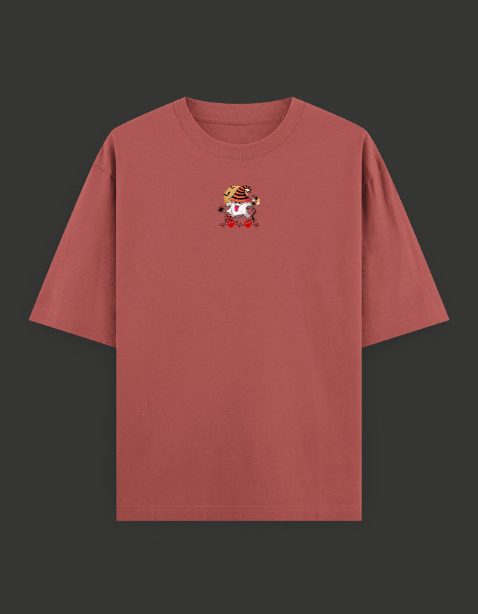 SkyBi Shirts Oversized T-Shirt 240 GSM Heavyweight Cotton - SkyBi Shirts