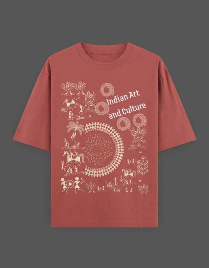 SkyBi Shirts Oversized T-Shirt 240 GSM Heavyweight Cotton