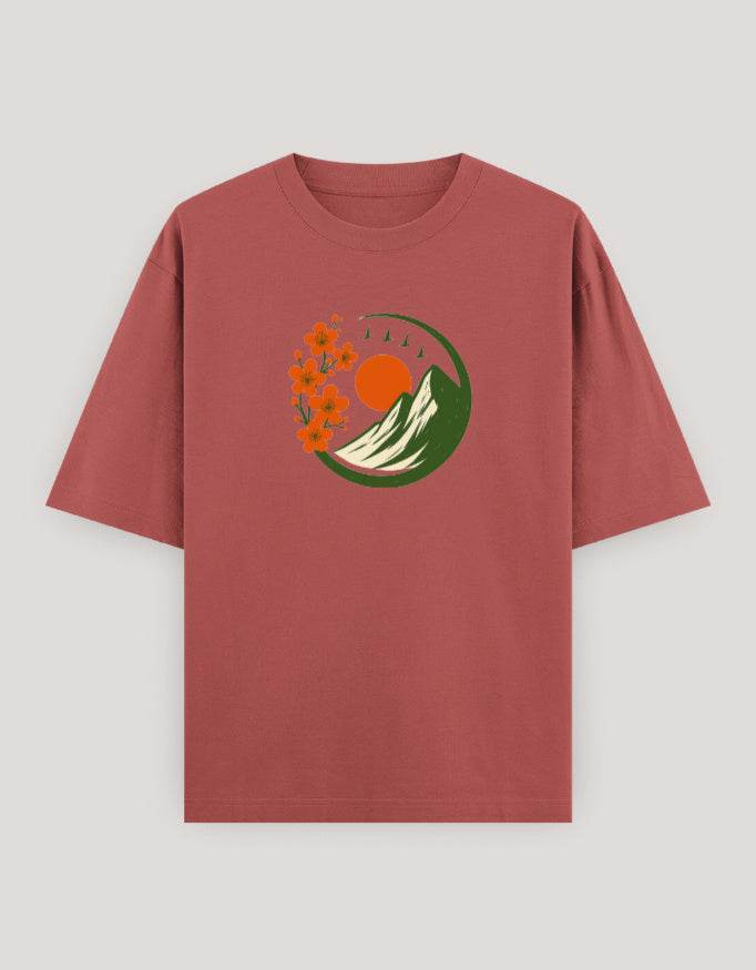 SkyBi Shirts Oversized Graphic T-Shirt for Men and Women - SkyBi Shirts