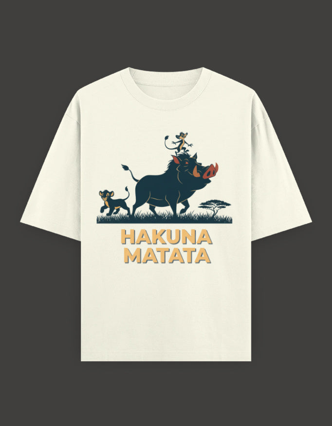 SkyBi Shirts Oversized T-Shirt 240 GSM Heavyweight Cotton - SkyBi Shirts