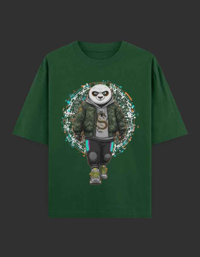 SkyBi Shirts Oversized T-Shirt 240 GSM Heavyweight Cotton