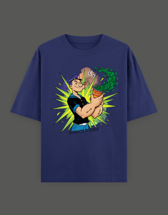 SkyBi Shirts Oversized T-Shirt 240 GSM Heavyweight Cotton - SkyBi Shirts