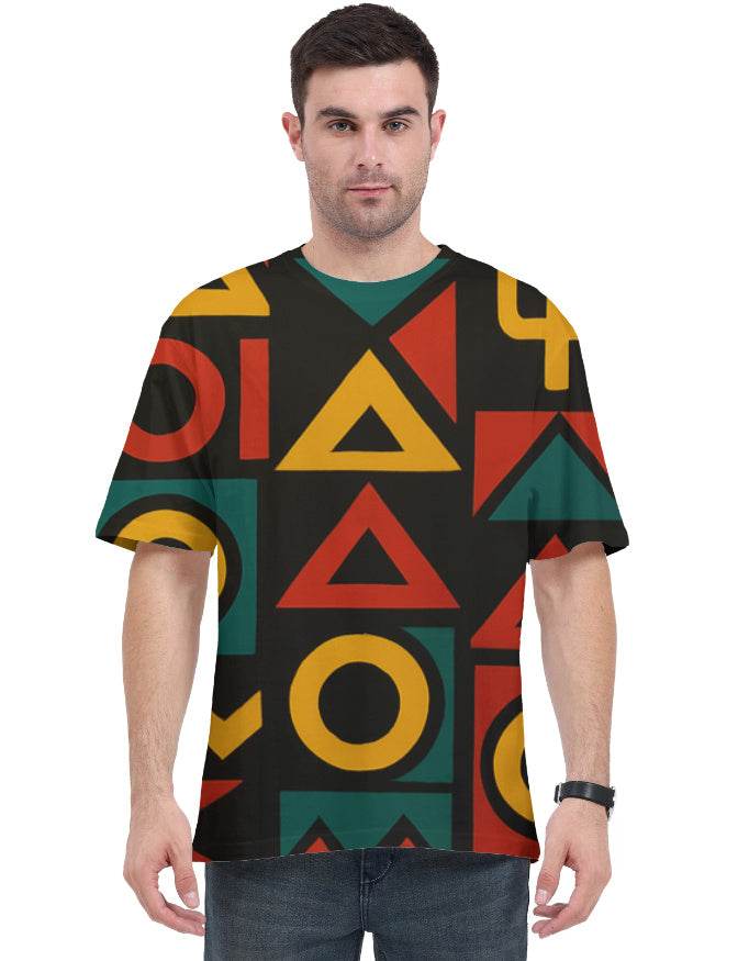 SkyBi Shirts Colorful Pattern Streetwear T-Shirt - SkyBi Shirts