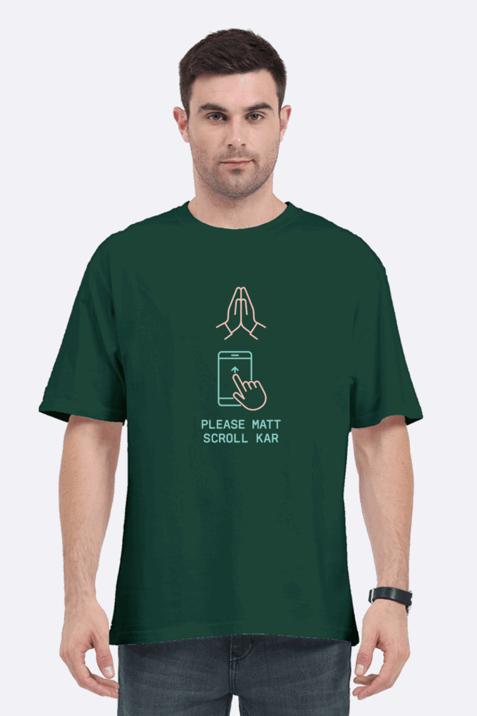 SkyBi Shirts Funny Oversized T-Shirt 240 GSM Heavyweight Cotton - SkyBi Shirts