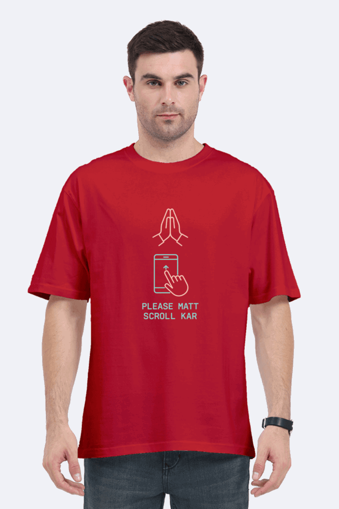 SkyBi Shirts Funny Oversized T-Shirt 240 GSM Heavyweight Cotton - SkyBi Shirts