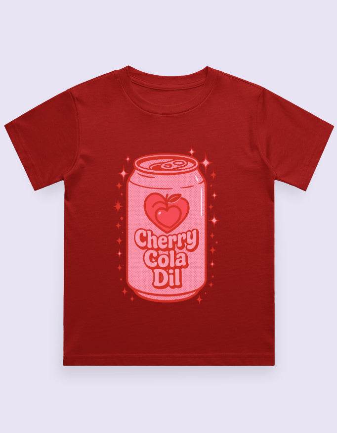 SkyBi Shirts Graphic Tee for Y2K Boys Cherry Cola Design - SkyBi Shirts