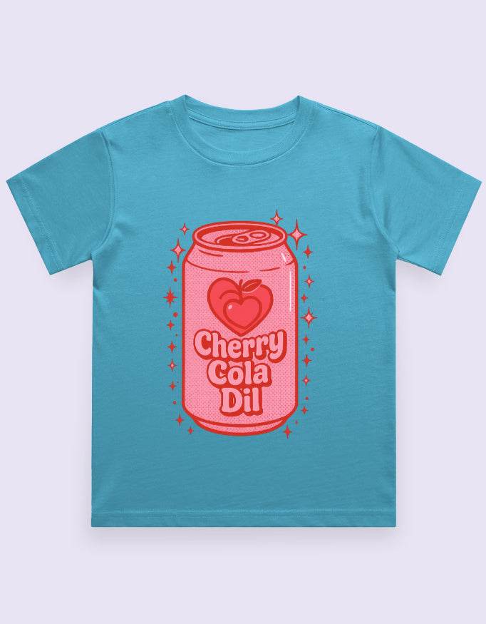 SkyBi Shirts Graphic Tee for Y2K Boys Cherry Cola Design - SkyBi Shirts