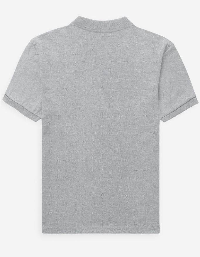 SkyBi Shirts Grey Men's Polo Shirt - Premium Cotton Comfort - SkyBi Shirts