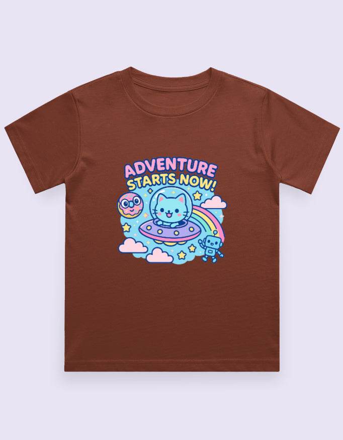 SkyBi Shirts Adventure Print Kids T-Shirt – Soft Cotton Tee - SkyBi Shirts