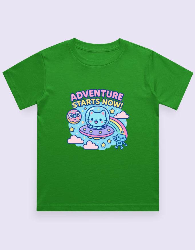 SkyBi Shirts Adventure Print Kids T-Shirt – Soft Cotton Tee - SkyBi Shirts
