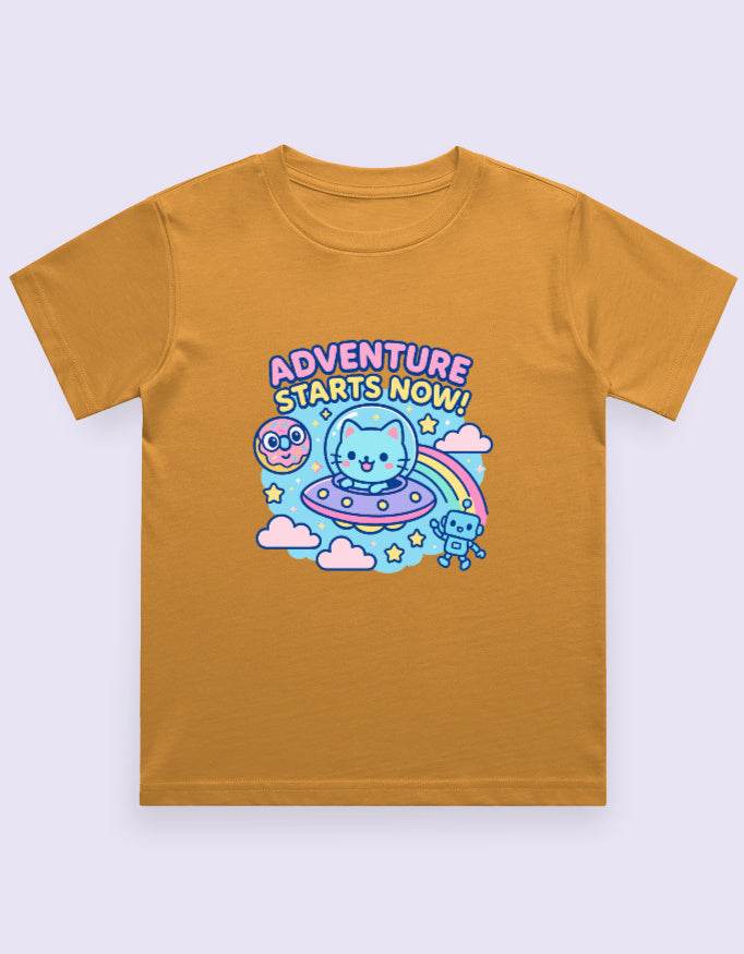 SkyBi Shirts Adventure Print Kids T-Shirt – Soft Cotton Tee - SkyBi Shirts