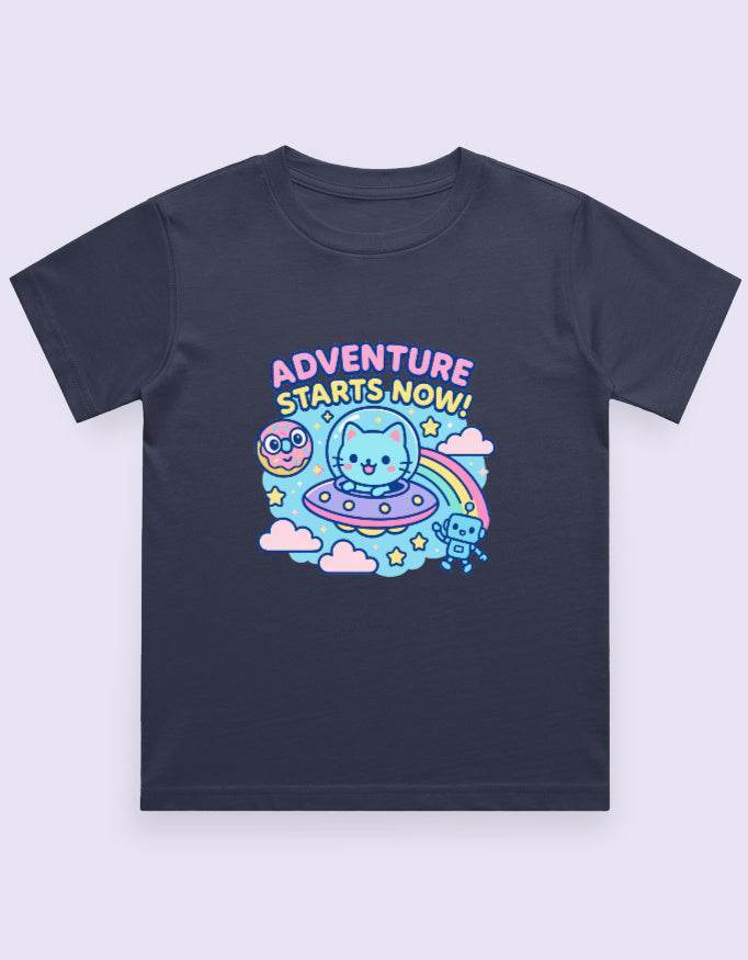 SkyBi Shirts Adventure Print Kids T-Shirt – Soft Cotton Tee - SkyBi Shirts