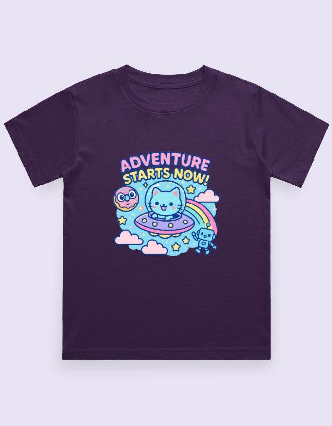 SkyBi Shirts Adventure Print Kids T-Shirt – Soft Cotton Tee - SkyBi Shirts