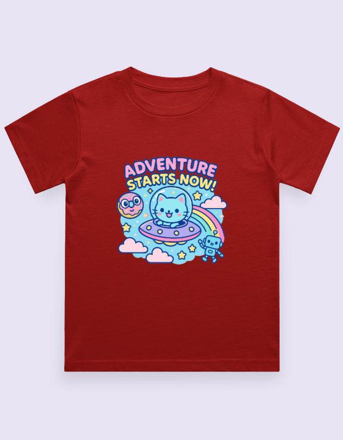 SkyBi Shirts Adventure Print Kids T-Shirt – Soft Cotton Tee - SkyBi Shirts