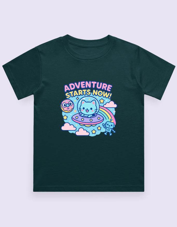 SkyBi Shirts Adventure Print Kids T-Shirt – Soft Cotton Tee - SkyBi Shirts