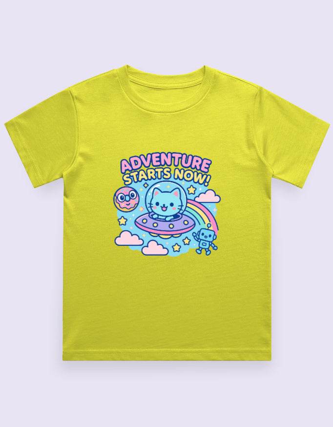 SkyBi Shirts Adventure Print Kids T-Shirt – Soft Cotton Tee - SkyBi Shirts