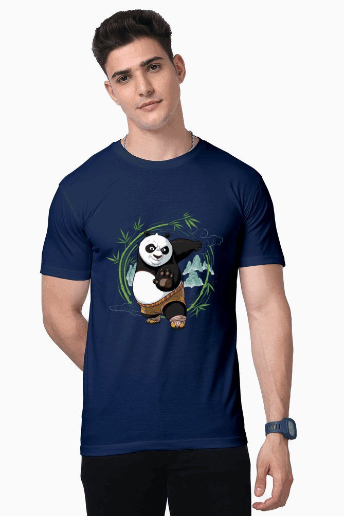 SkyBi Kunfu Paanda Unisex Premium Supima Cotton Tshirts - SkyBi Shirts